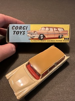 Corgi 219 Plymouth Sports Suburban In Original Box - Near Mint