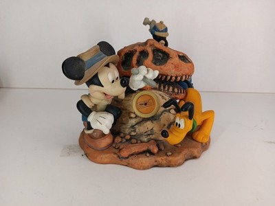 VTG Disney World Animal Kingdom Big Dig in Boneyard Collector Sculpture Clock
