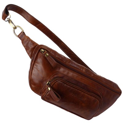 Rowallan of Scotland Leder Sling Umhängetasche