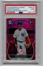 2023 Bowman Chrome Prospects Keiner Delgado PSA 9 New York Yankees #BCP-191