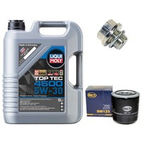 MotoröL Filter Set 5W-30 5 Liter + ÖLablassschraube FüR KIA Mitsubishi Pajero II