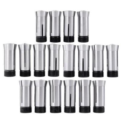 TIR Certificate 18 Pcs 1/16~1-1/8'' × 16ths Precision 5C Collet Set .0006''
