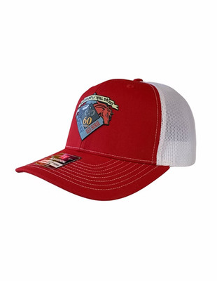 60 YEARS ANNIVERSARY PRIME BEEF AND RED HORSE 112 RICHARDS ON TRUCKER HAT