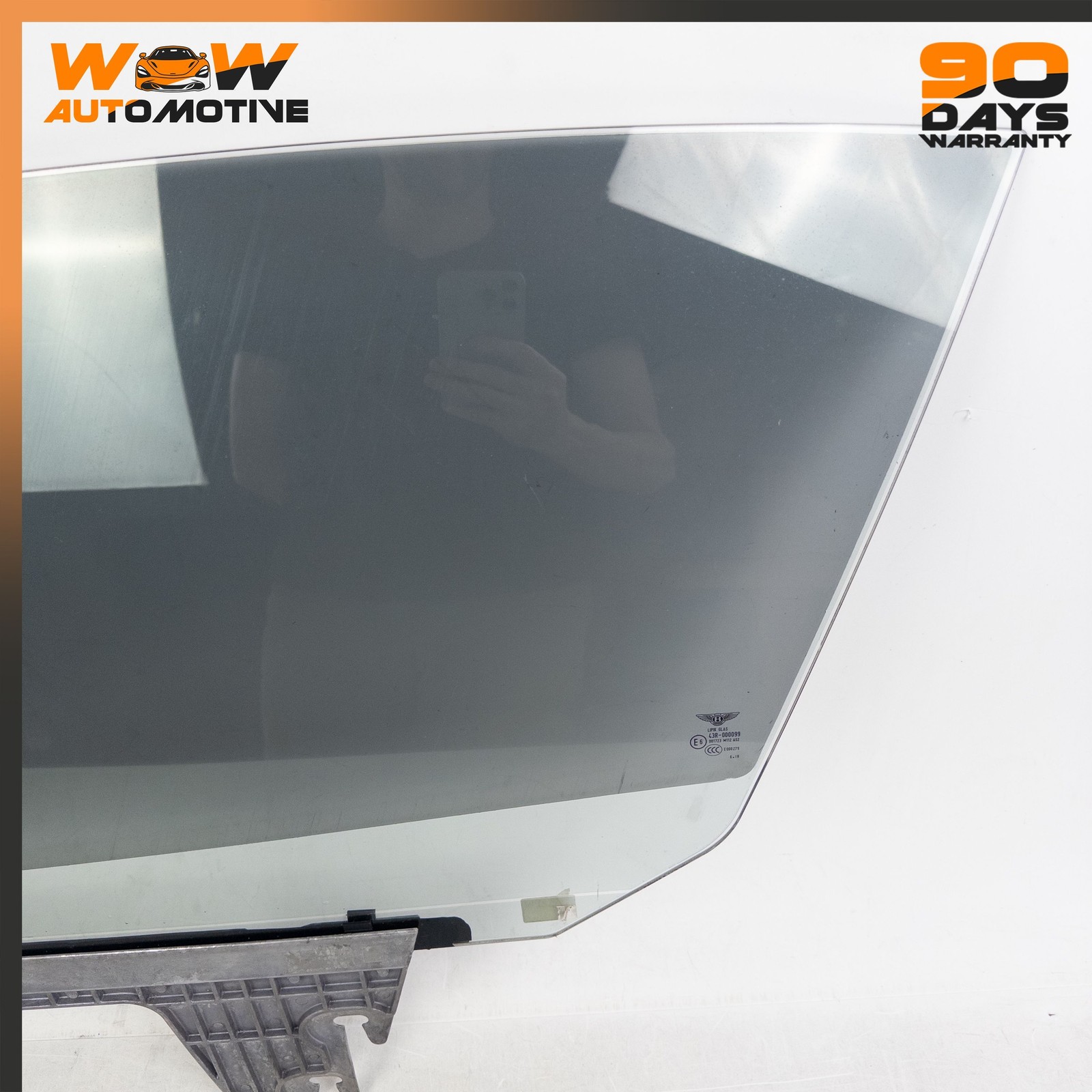 07-18 BENTLEY CONTINENTAL GTC FRONT LEFT DRIVER SIDE DOOR WINDOW GLASS OEM