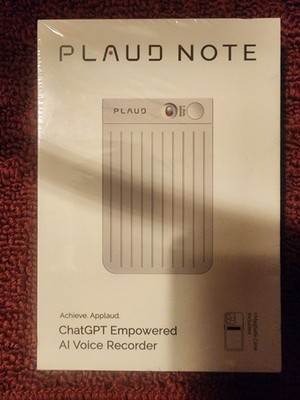 New PLAUD NOTE AI VOICE RECORDER 64 GB Silver New Sealed
