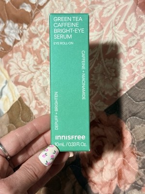 Innisfree Green Tea Caffeine Bright Eye Serum Roll-On, 10ml