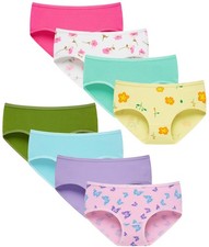 Teen Girls Underwear Soft Hipster Panties Polyester Brief Multipack