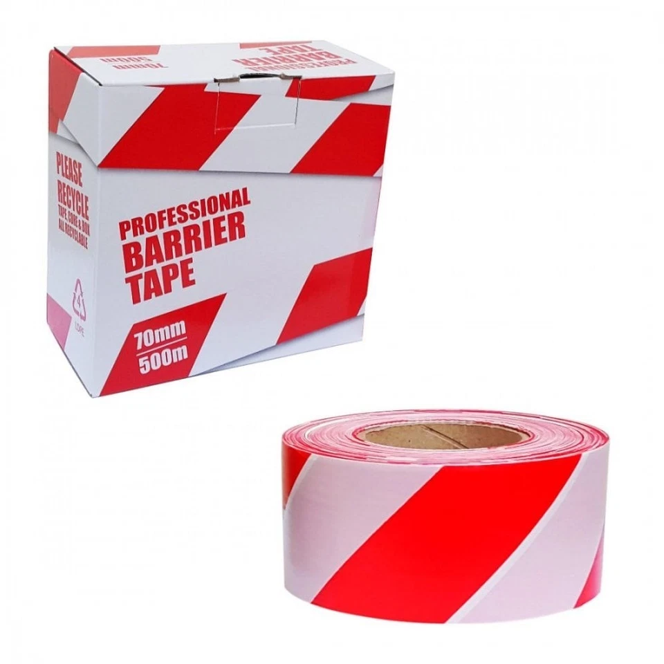 ULTRTAPE Ultratape Professional Barrier Tape Red & White 70mm x 500m