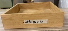 Solid Oak Dovetail Drawer Box-Bespoke Drawer 364mm x440mm x90mm 