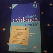 Clinical Evidence Concise Edition #8