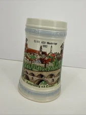 Vtg Authentic Beer Stein 15. IVV ASV-Wandertage 1993 Rothenburg Ob Der Tauber