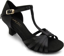 Capezio Women's Capezio Sara 2" Ballroom Shoe, 10,Black