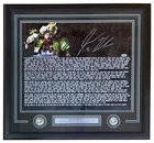 Jason Kelce Signed Framed 16x20 Eagles SB52 Parade Speech Photo PSA ITP Hologram