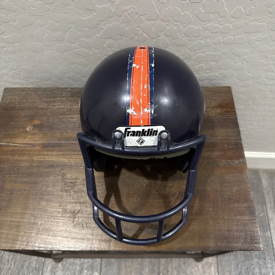 Ретро NFL Franklin Denver Broncos футбольный шлем молодежи не для контактной игры - Изображение 3 из 4