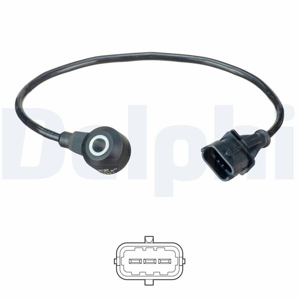 Delphi Klopfsensor AS10180 FüR Saab Zafira Astra Opel YS3F Tigra CC Meriva J96-image