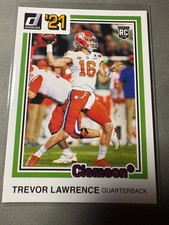 2021 Trevor Lawrence ROOKIE Chronicles Donruss Draft Picks Clemson Jaguars NFL