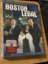 Boston Legal Complete Second Season DVD, 2006, 7-Disc Set NEW in plastic