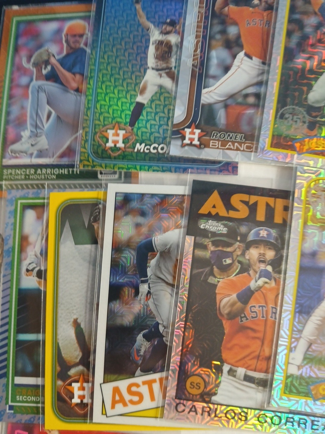 Houston Astros Parallel Cards view 3