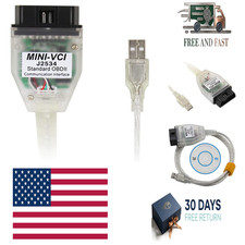 Mini Vci J2534 Cable Standard Obd2 Communication Interface For Tis Techstream