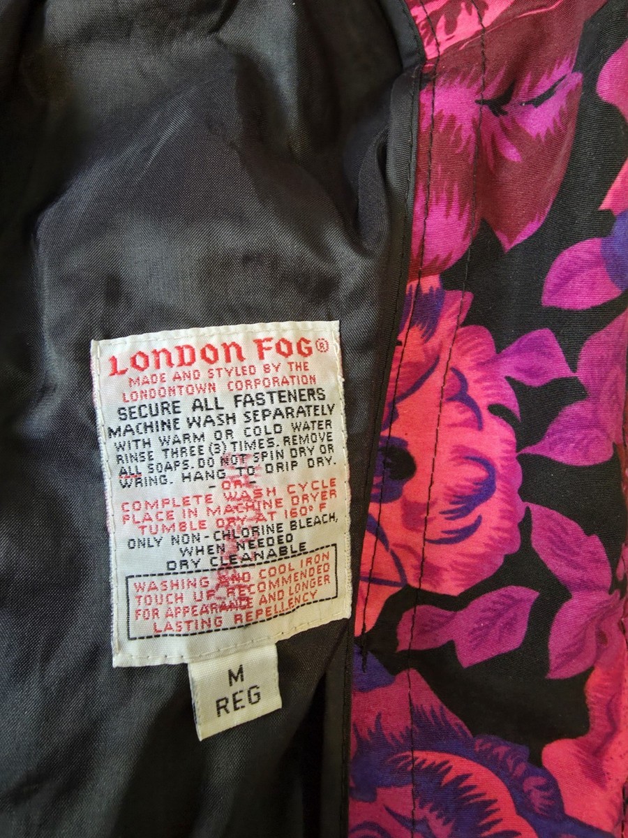 London Fog Women’s Floral Ski Jacket Bomber 80s Ski Glacial View 3