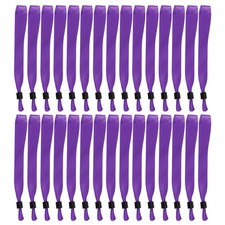 100 Pcs Cloth Event Wristband, Disposable Wrist Bands, Purple