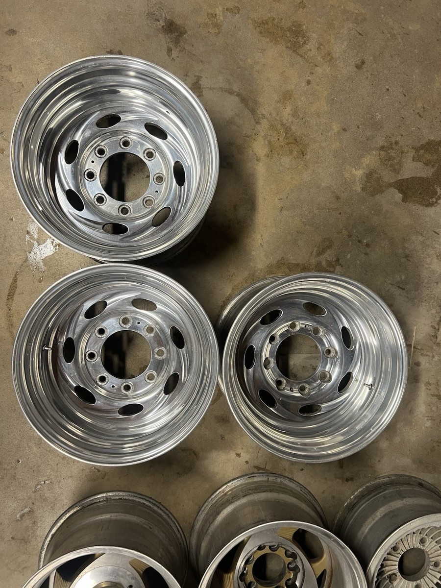 WELD RACING TYPHOON アルミホイール深リム 鏡面仕上げ 1本 3) Weld Typhoon Aluminum Racing Wheels Rims 16.5x9.75 8x170 Ford 8
