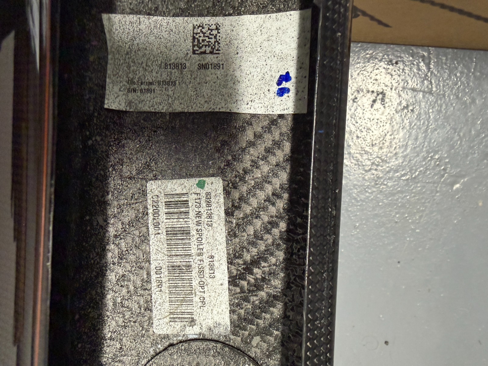 Ferrari SF90 Assetto Fiorano Rear Wing Carbon OEM Original