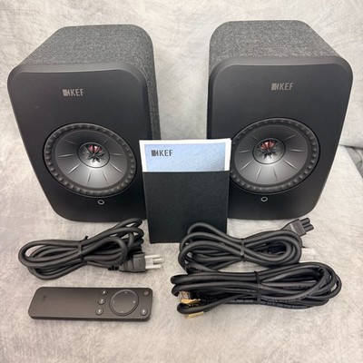KEF LSX I Wireless Active Speakers SP3994BX- REMOTE - CORDS - BOX