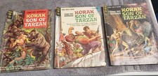 Edgar Rice Burroughs Korak, Son of Tarzan #1 #2 #3 ('64)  V Good Cond. 7.5