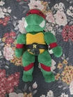 Vintage 1989 TMNT Teenage Mutant Ninja Turtles Raphael 14" Plush Doll Figure