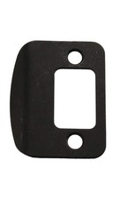 Kwikset 85303 514 DEADBOLT Strike Full Lip Round Corner - Black