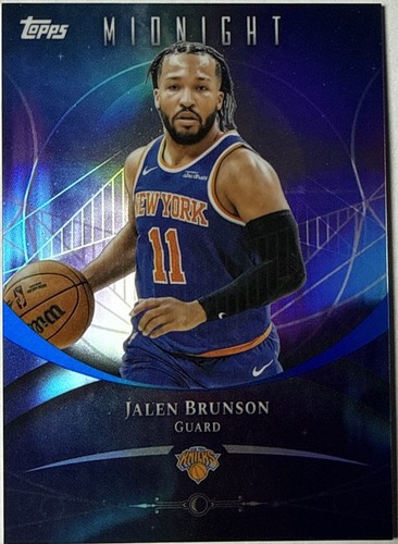 2025-26 Topps Midnight Jalen Brunson Night Owls SSP #NO-10 - Dusk 