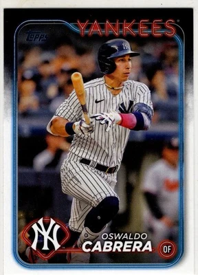 2024 Topps Series Two Baseball Oswaldo Cabrera No. 479 New York Yankees - Bild 1 von 2