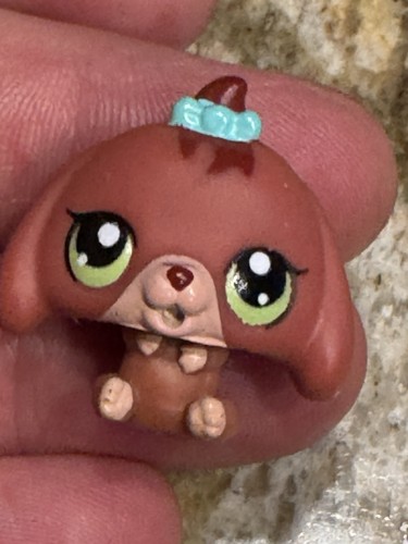 Figurine Littlest Pet Shop Authentique - Chiot Boxer N°760 - Occasion - Marque Hasbro