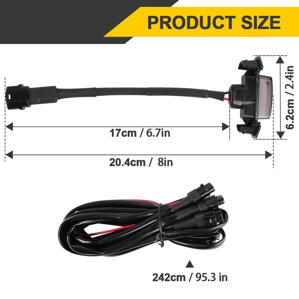 4pcs Raptor Style Amber Grille LED Light DRL For Toyota Tacoma TRD Pro 2016-2021 Foto 3 de 4