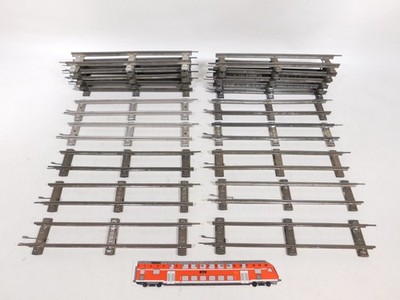 20x Märklin Spur 0 1620 D Blech Gleis Gleisstück 26 cm Uhrwerk-Betrieb #DU580-3
