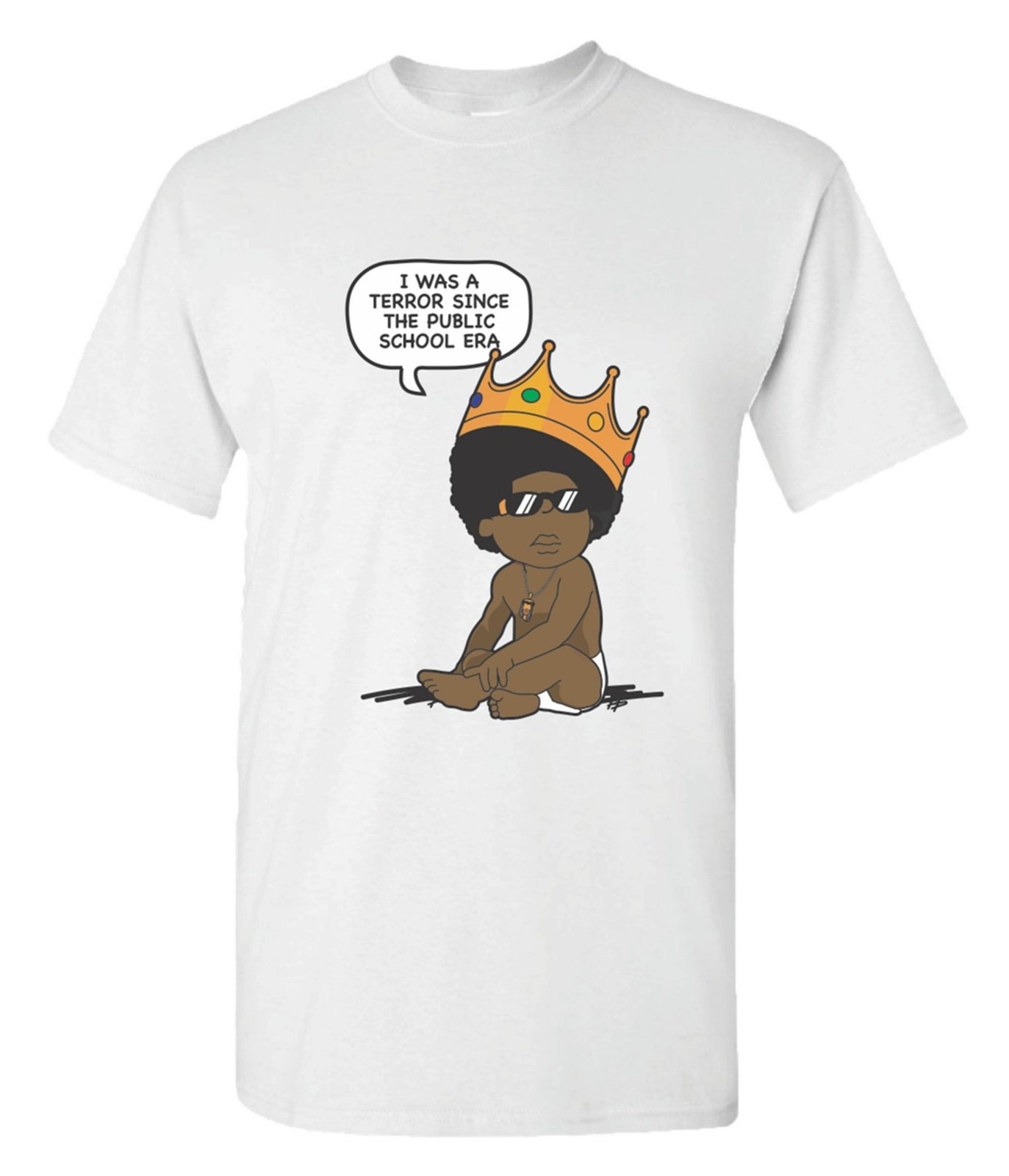 Мужская футболка с рисунком Biggie Smalls посвященная группе Band Specific белая S 2690₽