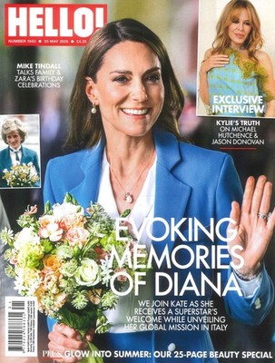 UK HELLO! Magazine: Princess Kate, Kylie Minogue, King Charles, Camilla, 25.5.26