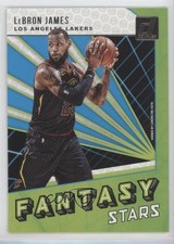 2018-19 Panini Donruss Fantasy Stars LeBron James #2 14fw
