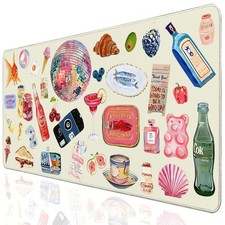 Desk Cover Mat, Large Cute Mouse Pad, Desk Pad Mat Decor for Office Game Home...
