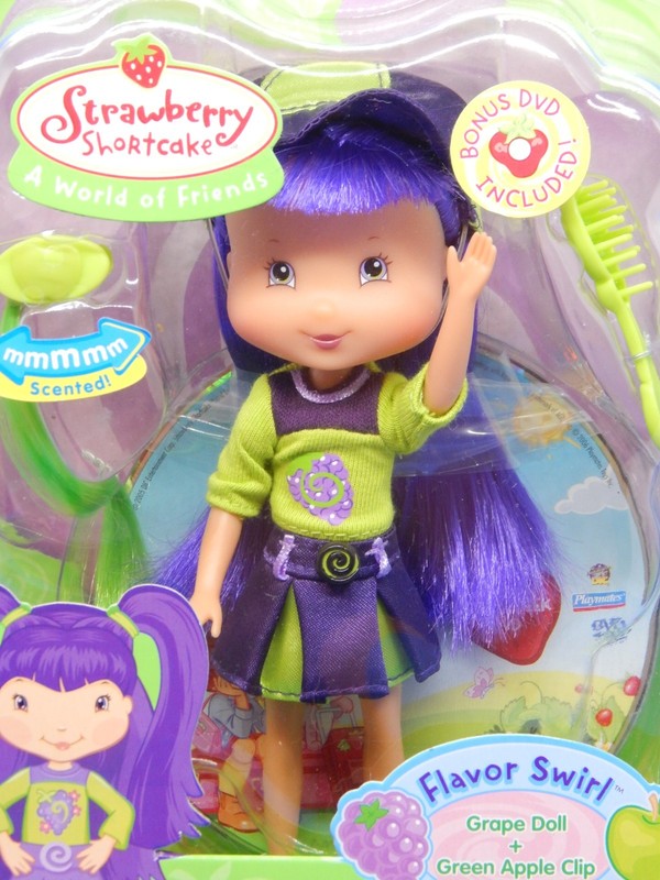 Strawberry Shortcake Flavor Swirl Tea Blossom Doll Playmates 2006 NEW in Package