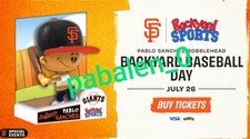 PRESALE! 2026 San Francisco Giants - Backyard Baseball Pablo Sanchez Bobblehead