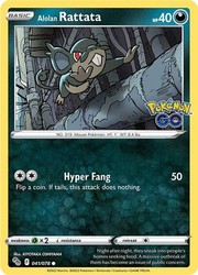 Alolan Rattata 041/078 Pokémon GO Reverse Holo