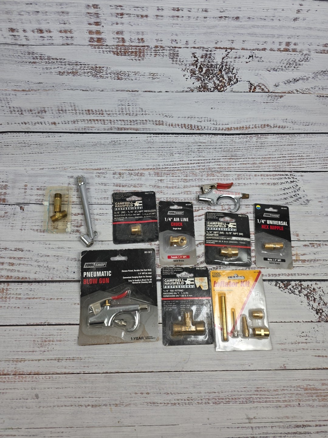 Hose Fittings, Nipples, Blow Gun, Campbell Hausfeld & Ts