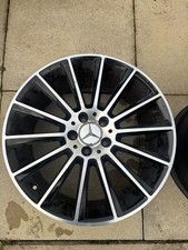 OEM Mercedes C43 AMG 19” Multi-Spoke Alloy Wheels W205 – Genuine- Wider Rear