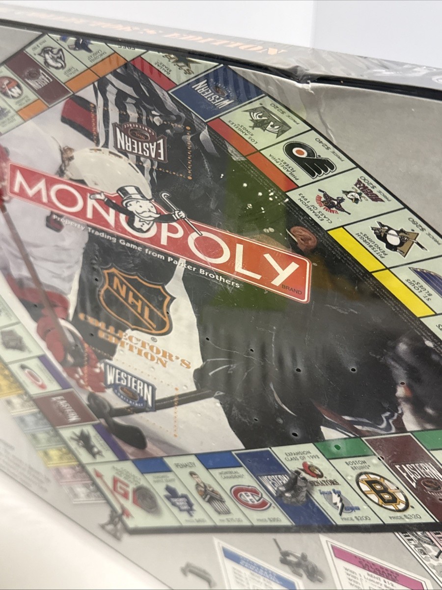 Monopoly NHL Collector's Edition Hockey 1999 Board Game Hasbro
