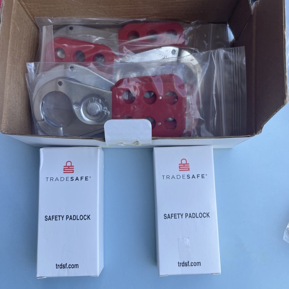 TRADESAFE Lockout Tagout Cabinet - 70 Pieces Stocked Lockout Tagout ...