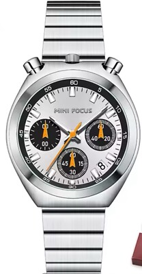 MINI-FOCUS MF0491L TSUNO-BULLHEAD Style -WATCH SPLIT-CHRONOGRAPH