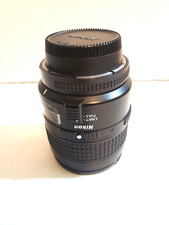 Nikon AF Micro Nikkor 60mm 1:2.8 D in Good Condition Japan With Caps UV Filter