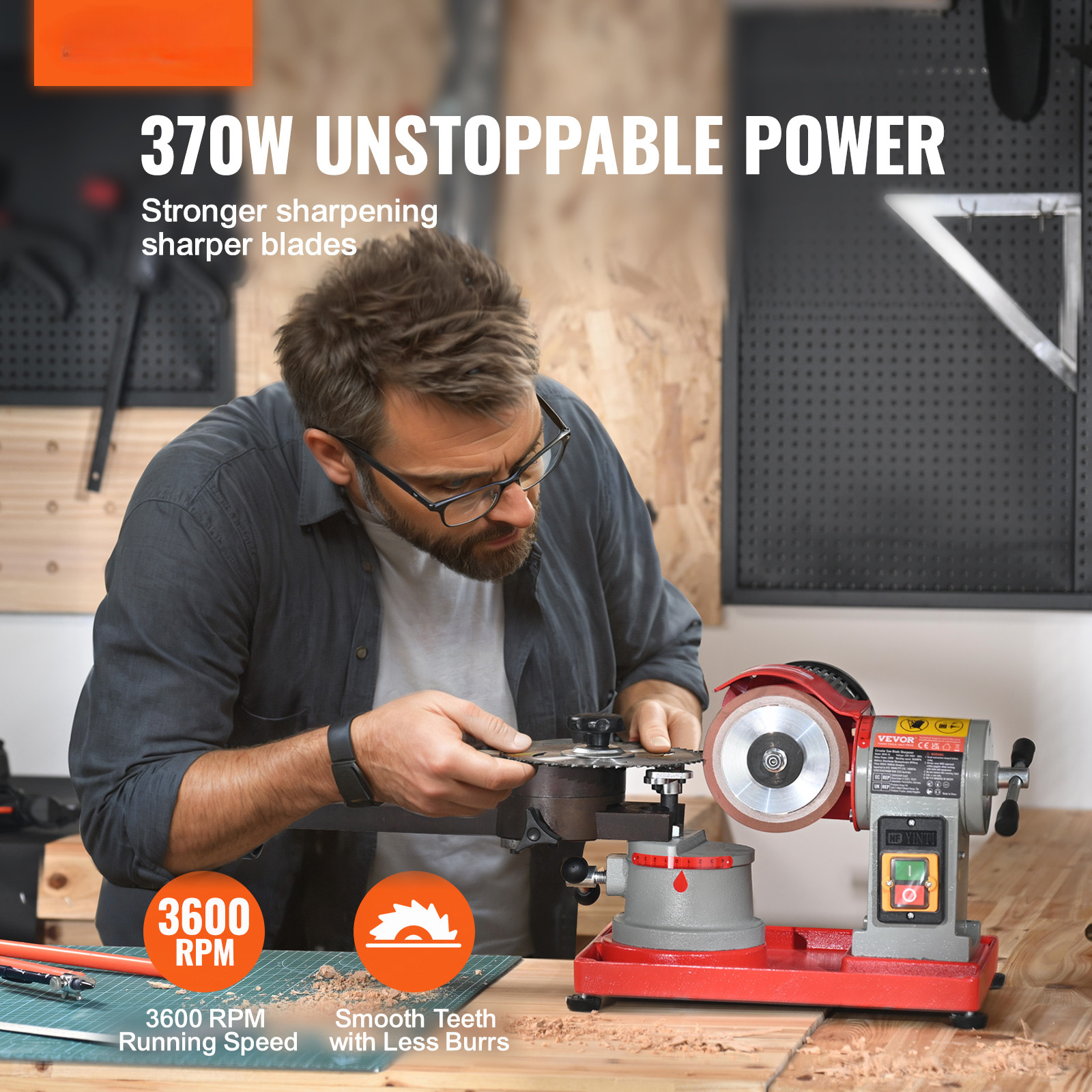 Circular Saw Blade Sharpener Sharpening Machine Wheel Rotary Mill